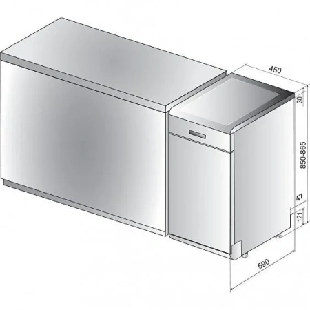 Посудомоечная машина INDESIT DSFC 3T117 S