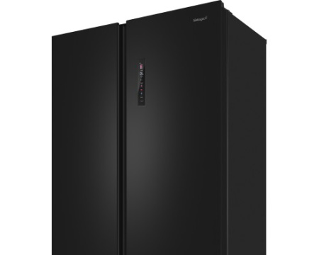 Отдельностоящий холодильник с инвертором Weissgauff WSBS 1036 Inverter NoFrost Premium Dark Inox