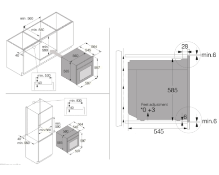 Духовой шкаф с паром Asko OCSM66BSH