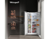 Отдельностоящий холодильник с инвертором Weissgauff WSBS 500 Inverter NoFrost White Glass