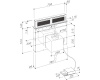 Вытяжка Downdraft Sirius S-DD11 PUSH UP EM B