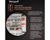 Отдельностоящий холодильник с инвертором Weissgauff WCD 510 Built-in Inverter NoFrost Champagne Glass