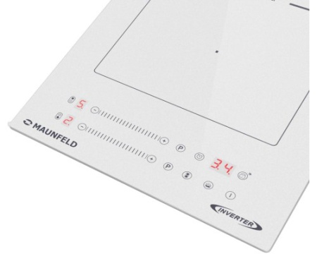 Индукционная варочная панель Maunfeld CVI292S2BWH Inverter