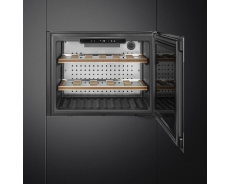 Встраиваемый холодильный шкаф для вина Smeg CVI321X3
