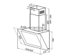 Кухонная вытяжка HOMSair ELF PUSH 50 черный