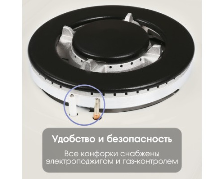 Газовая варочная панель Zigmund & Shtain GN 208.71 X
