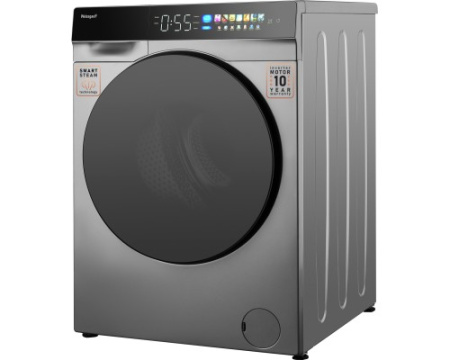 Стиральная машина с инвертором и паром Weissgauff WM 998 Full Touch DC Inverter Steam Silver