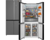 Отдельностоящий холодильник с инвертором Weissgauff WCD 590 NoFrost Inverter Premium Ecofresh Bru Steel Glass