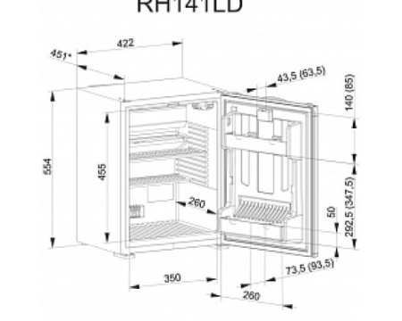 Минибар Dometic RH 141 LD