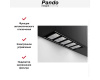 Встраиваемая вытяжка Pando GTI/810 NEGRO V.1050 ECO SEC PLUS