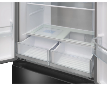 Многокамерный холодильник Meferi MFR83BLACK IX TOTAL NO FROST FRENCH DOOR COMFORT