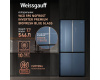 Отдельностоящий холодильник с инвертором Weissgauff WCD 590 Nofrost Inverter Premium EcoFresh Blue Glass