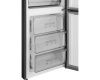 Отдельностоящий холодильник с инвертором Weissgauff WRK 185 Total NoFrost Inverter Black Glass