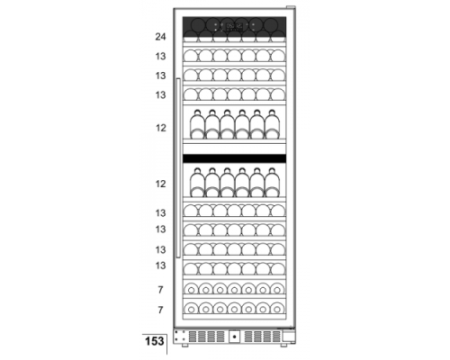 Винный шкаф Temptech E1000DRB