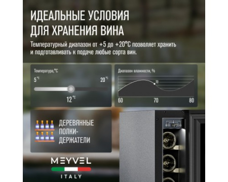 Винный шкаф Meyvel MV9NH-KBT1