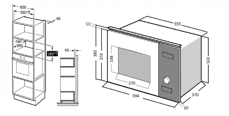 Микроволновая печь KUPPERSBERG HMW 650 BX