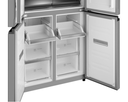 Отдельностоящий холодильник с инвертором Weissgauff WCD 450 BgNF Built-in