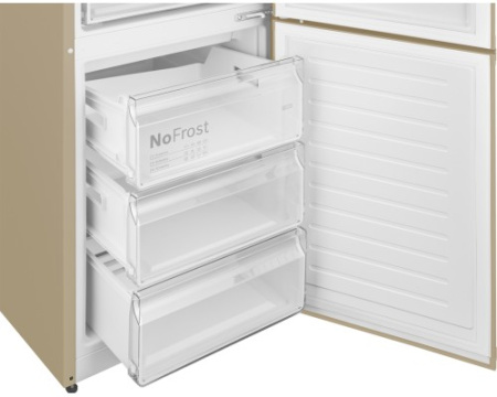 Холодильник Weissgauff WRK 2010 D Inverter NoFrost Beige Soft Close