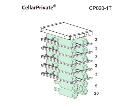 Винный шкаф Cellar Private CP020-1T