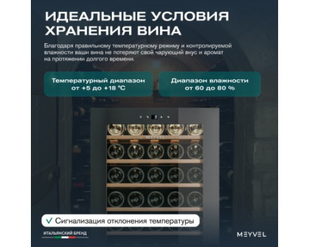 Винный шкаф Meyvel MV30-KBF1