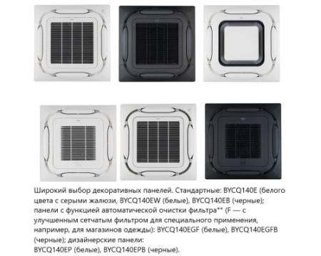 Кассетный кондиционер Daikin FCAHG100H/RZAG100NY1/-40