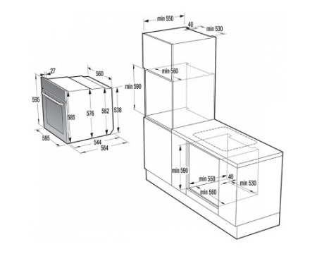 Духовой шкаф Gorenje BSA6138B