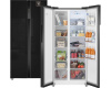Отдельностоящий холодильник с инвертором Weissgauff WSBS 500 Inverter NoFrost Black Glass