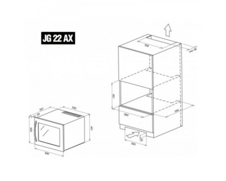 Винный шкаф IP Industrie JG 22 AX