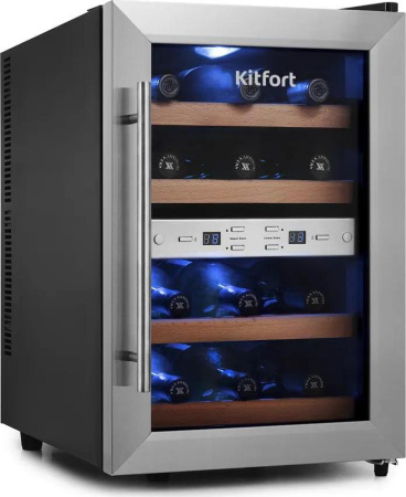 Винный шкаф Kitfort KT-2404 [2, капельное]
