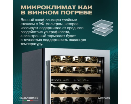 Винный шкаф Meyvel MV46PRO-KWT2