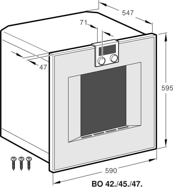 Встраиваемый духовой шкаф Gaggenau BO 420-101