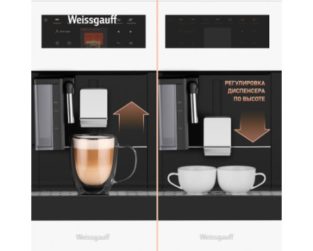 Встраиваемая кофемашина Weissgauff WCMI-572 Touch Cappuccino