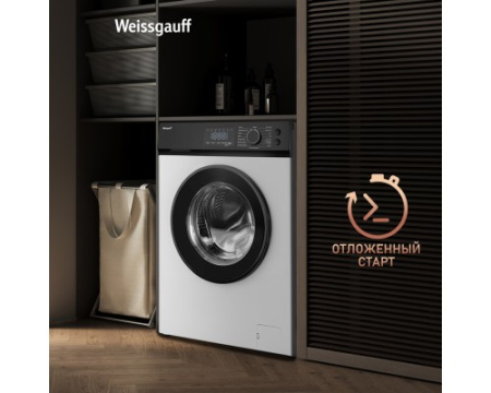 Cтиральная машина с инвертором и паром Weissgauff WM 45127 Inverter Steam Touch
