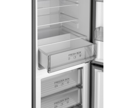 Отдельностоящий холодильник с инвертором Weissgauff WRK 185 Total NoFrost Inverter Beige Glass