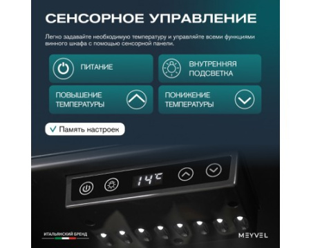 Винный шкаф Meyvel MV33-KBF1
