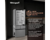 Отдельностоящий холодильник Weissgauff WFD 450 Built-in Inverter NoFrost Inox