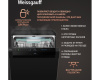 Посудомоечная машина с авто-открыванием и инвертором Weissgauff DW 6114 Inverter Touch AutoOpen Black