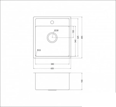 Кухонная мойка OULIN OL-FUR112
