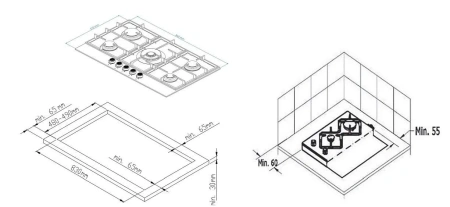 Варочная поверхность KUPPERSBERG FG 95 B