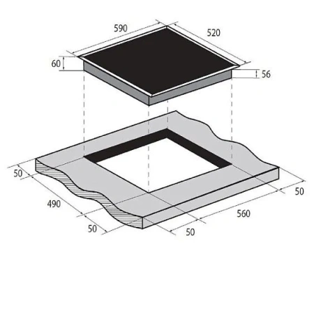 Варочная поверхность ZUGEL ZIH604W