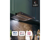 Встраиваемая кухонная вытяжка LEX HONVER 2M 600 BLACK