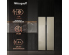 Отдельностоящий холодильник с инвертором Weissgauff WSBS 500 Inverter NoFrost Beige Glass