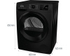 Сушильная машина с тепловым насосом Gorenje DPNE92GNLWIFI/BC