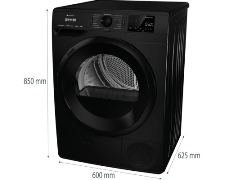 Сушильная машина с тепловым насосом Gorenje DPNE92GNLWIFI/BC