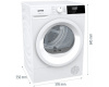 Сушильная машина Gorenje DHNE82/C