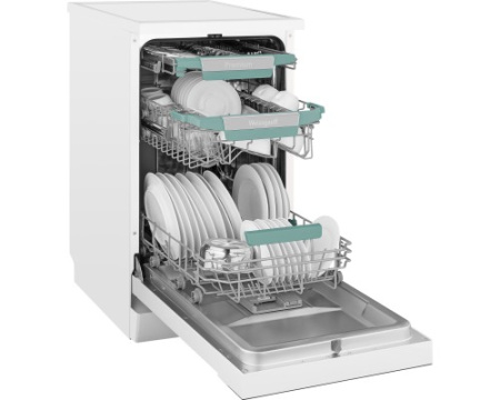 Посудомоечная машина c авто-открыванием и инвертором Weissgauff DW 4539 Inverter Touch AutoOpen White