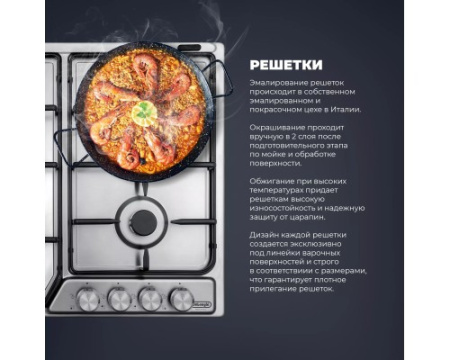 Газовая варочная панель DeLonghi DFI 46 ASDV RUS