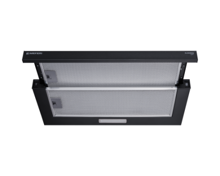 Телескопическая вытяжка Meferi SLIDEBOX60BK LIGHT