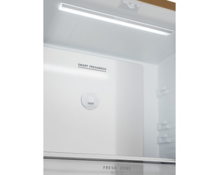 Отдельностоящий холодильник с инвертором Weissgauff WCD 510 Built-in Inverter NoFrost Champagne Glass