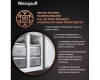 Отдельностоящий холодильник с инвертором Weissgauff WCD 590 Nofrost Inverter Premium EcoFresh Dark Grey Glass